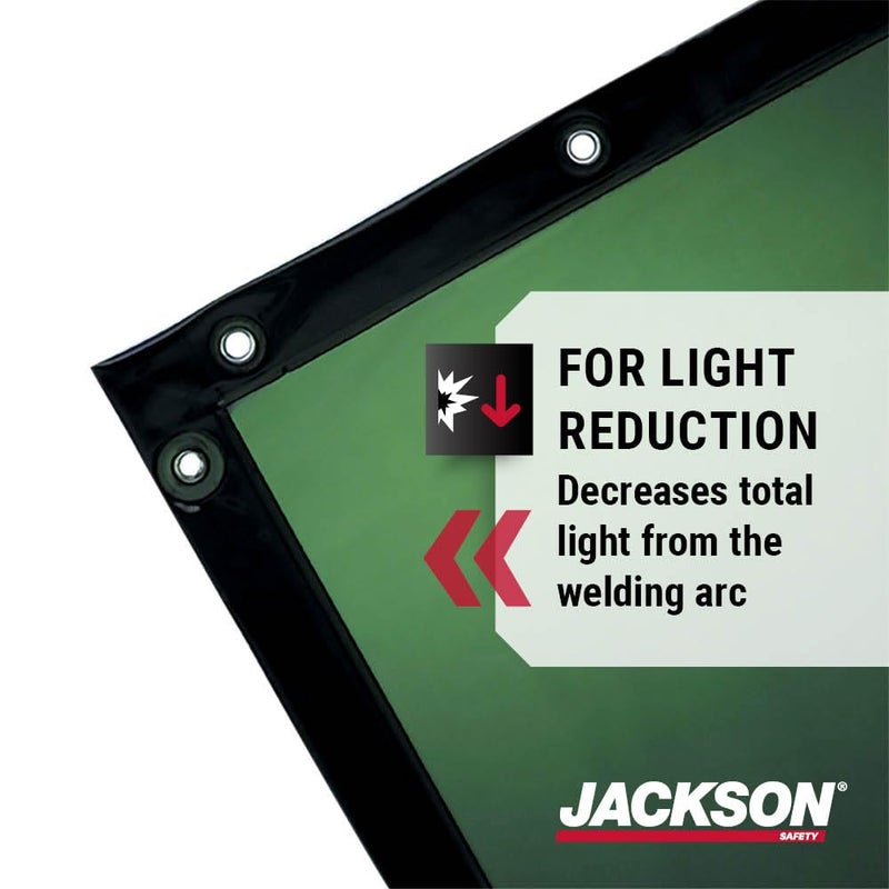Jackson Safety Welding Curtain - Transparent Welding Screen - Multiple Colors & Sizes - Image 2